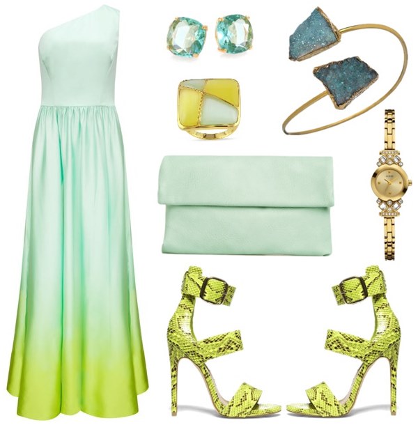 Grande Celebrations : Minty Summer Cocktail Outfit Idea - No More Mismatches – Fashion Trends